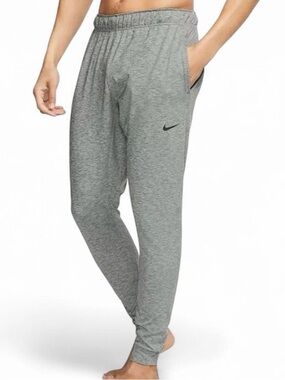 Nike yoga grey Dri-Fit soft jersey stretch pants
